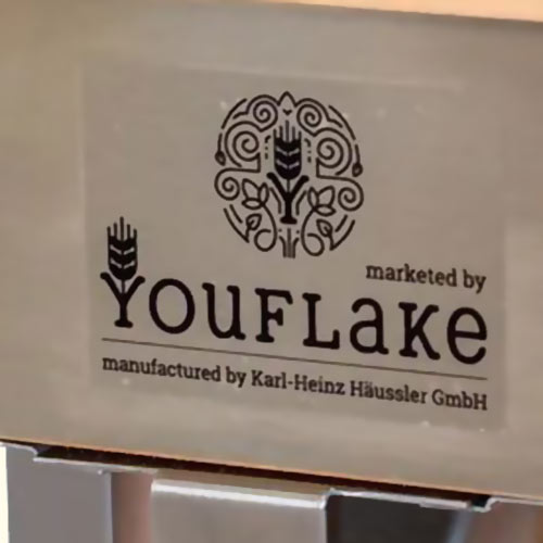 YouFlake Electric Flaker / Oat Roller MuesliMonster Max - producer Waldner