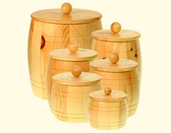 Wooden Barrel - Wooden Box from Swiss Pine