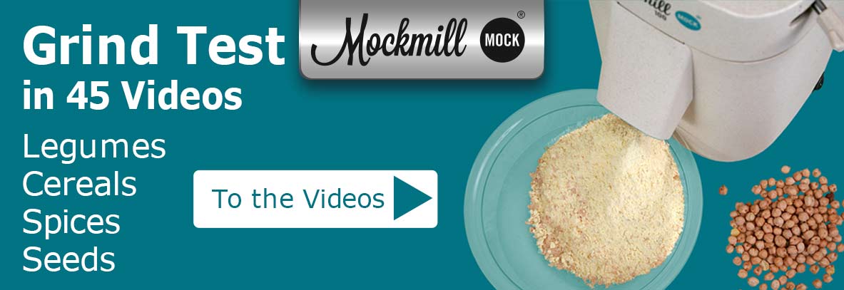 Test with Mockmill 100: What you can grind with the grain mill Mockmill 100 in videos